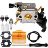 CADUFUELLY C1M-EL37B Carburetor Carb Gas Chainsaw with Air Filter Tune