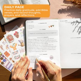 Clever Fox Clever Fox Prayer Journal C Daily Devotional & Gratitude Notebook C Religious Planner & Gods Book C Faith Based Gifts & Accessories (Forest Green)