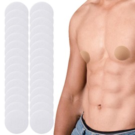 YUNEEHA 150 Pieces Disposable Nipple Covers for Men, Anti Chafing Stick Protector for Runners Sports Gym (white 150 pieces)