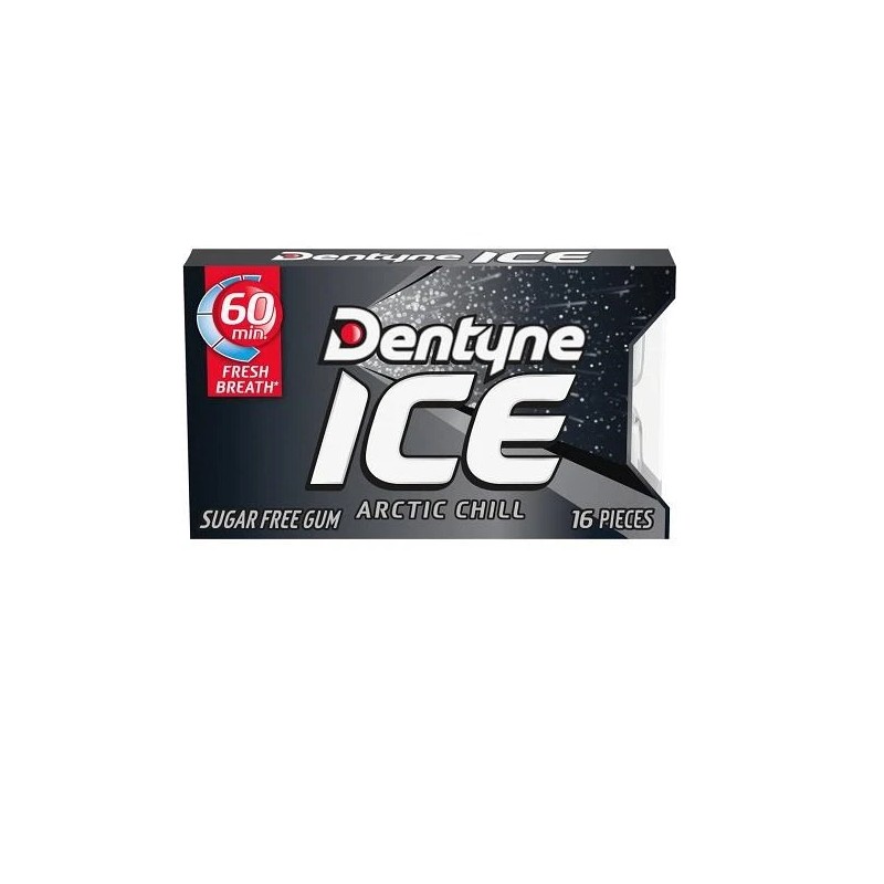 Dentyne Ice Arctic Chill Sugar Free Gum, 9 Packs of