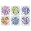 May Brown Premium Shiny Nail Glitter Mix 6 Types, A, 1 Piece / 메이브라운 프리미엄 샤이니 네일글리터 혼합 6종, A, 1개
