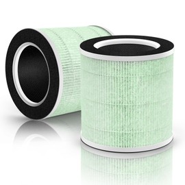 VK-6067B Toxin Absorber Filter Compatible with Vremi Air Purifier Filter Replacement VRM010685N and Hokeki Air Purifier Filter Replacement VK-6067B with 3-Stage H13 HEPA and Activated Carbon, 2-Pack