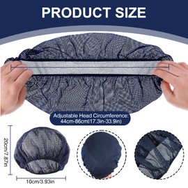 Asheyya 6 Pcs Hair Nets for Sleeping In for Curly Hair, Reusable Sleeping Hairnets Suitable for Improving Sleep Comfort