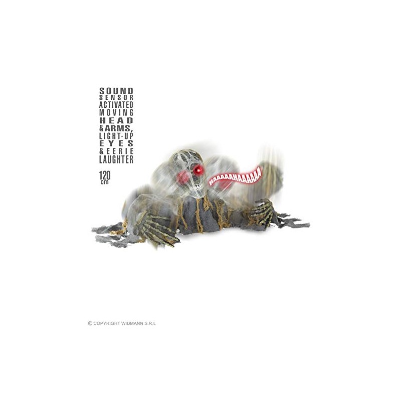 WIDMANN 01385 Zombie Skeleton Costume ? 120 cm