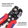 WORKPRO Self Adjusting Wire Stripper, 3-in-1 Automatic Wire Stripper/Cutter/Crimper, AWG10-24,