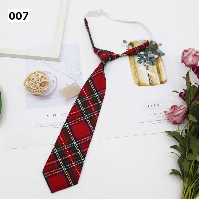 Plus Nao School Necktie, One-touch Necktie, Girls Students, Boys, Checkered