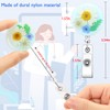 4 Pack Floral ID Reel Set Practical ID Badge Holders