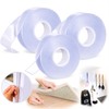 3 piezas Ivy Grip Tape Cinta Doble Cara Transparente, Reutilizable,