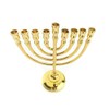 Yair Emanuel Hannukah Menorah Classic Bronze Rounded Branches