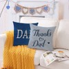 Neatee Living Happy Fathers Day Pillow Covers 20x20 Set of