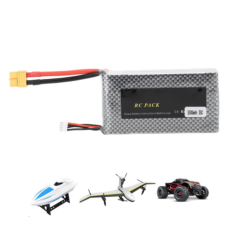 RC Toys Lithium Battery 11.1V 5500mAh RC Model Lithium Polymer