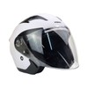 PITMOTO Open-Face Motorcycle Helmet. DOT, Model PM-768. -Matte White-X-Large