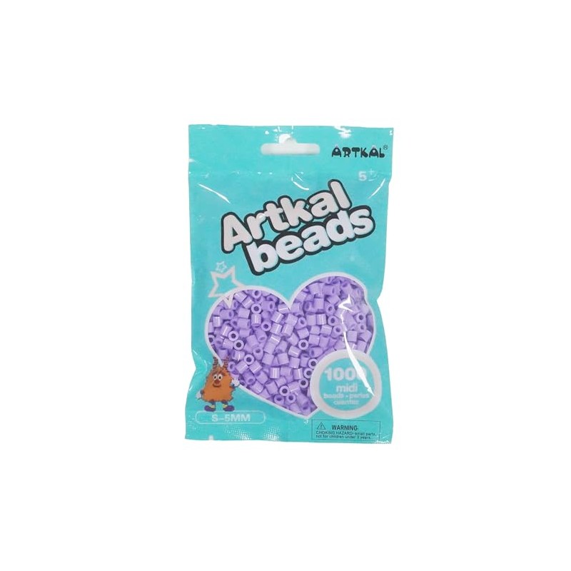 Artkal 5mm Midi Fuse Beads Lavender 1000 Beads