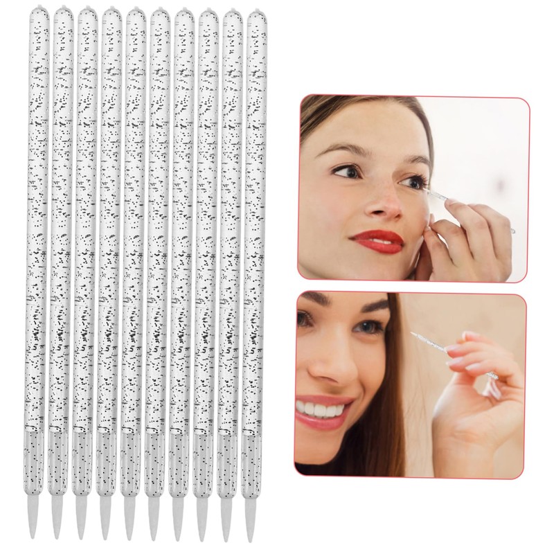 Baluue 10 Pack Disposable Makeup Brushes Set Eyeliner Eyeshadow Lip