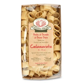 Rustichella d'Abruzzo Calamarata - Short Pasta Resembling Calamari Rings - Classic Durum Wheat Pasta from Italy