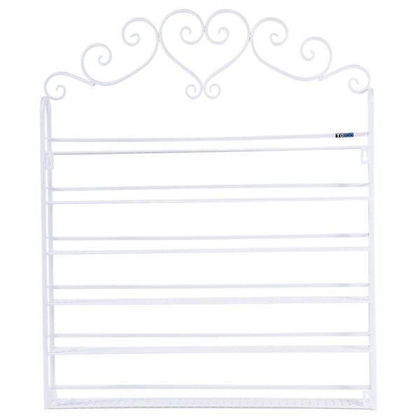 Cocoarm 6 Tier Metal Nail Polish Wall Rack Organizer, Holds