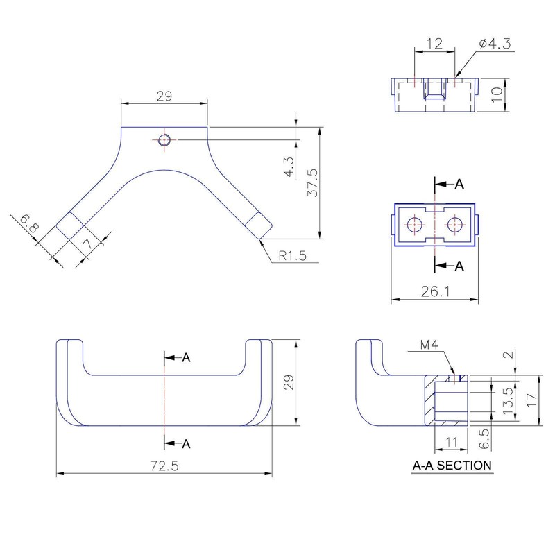 2 x SO-TECH® Bill Exclusive Coat Hooks Wall Hooks Chrome