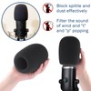 Microphone Covers Foam 1-Pack, High Density Foam Mic Windshield Pop