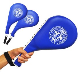 UP STORE Hand Mitts Set of 2 Kick Mitts Punching Mitts Boxing Karate Taekwondo Martial Arts Exercise Mitts (Blue)