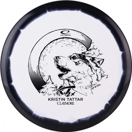 Mint Discs Latitude 64 Limited Edition 2024 Team Series Kristin Tattar Gold Orbit Claymore Midrange Golf Disc, 177-180g