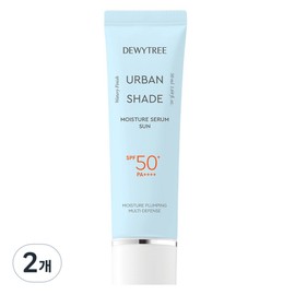 Deweytree Urban Shade Moisture Serum Sun SPF50+ PA++++, 50ml, 2 pcs / 듀이트리 어반쉐이드 수분 세럼 선 SPF50+ PA++++, 50ml, 2개