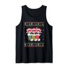 Ugly Xmas Sweater Red Panda In Christmas Socks Tank Top