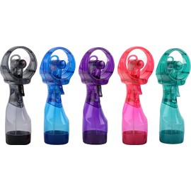 O2cool 8101 Deluxe Battery-operated Handheld Water-misting Fan- Colors May Vary