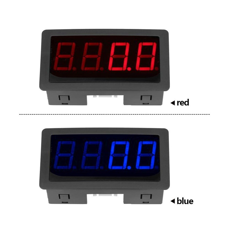 Tachometer, 4 Digital LED Display Display Precision Speedometer with Hall
