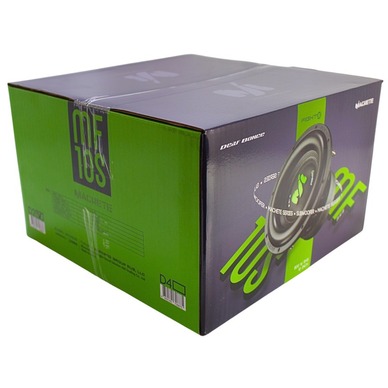 Deaf Bonce Machete 10'' 1600 Watts 2+2 Ohm Dual Voice