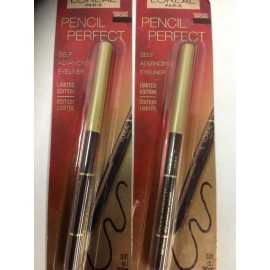 L'Oréal 3 X L'Oreal Pencil Perfect Self Advancing Eye Liner LIMITED EDITION BROWN NEW.
