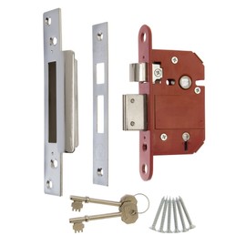 ERA 362-61 Fortress 262 & 362 BS 5 Lever Sashlock, Chrome