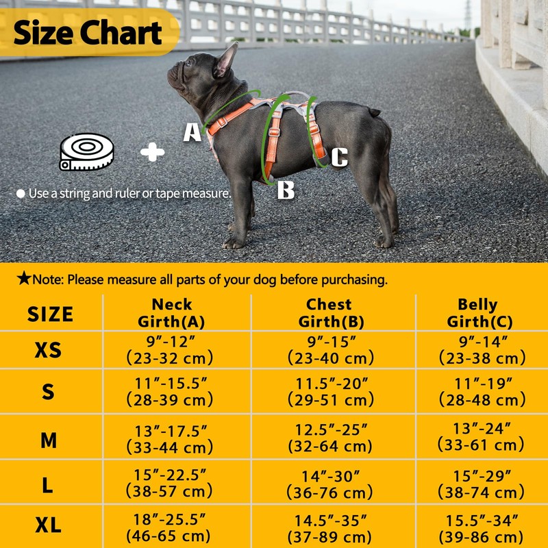 Huntboo Escape Proof Dog Harness, Escape Artist Harness, Fully Reflective