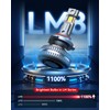 Laxmas 9005 HB3 Fog Bulbs, 6500K Cool White, 1:1 Design,