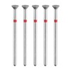 sourcing map 5pcs 200-230 Grits Diamond Grinding Bit 5mm Inverted