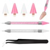 2-Piece Rhinestone Applicator Set with Wax and Picker Pens for