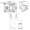 Bilge Pump Switch 12V 24V 3 Way Switch for Bilge