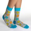 Good Luck Sock Women's Easter Eggs Socks, Adult, Shoe Size