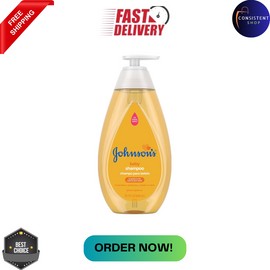 Johnson's Baby Shampoo with Tear-Free Formula for Baby's, Dye-Free, 20.3 fl. oz