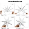 Pack of 2 Folding Star Christmas Paper Star Lampshade, 45