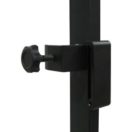 MeetRade Headphone Desk Hanger,Headset Stand Holder, Foldable Clamp On Metal Gaming Headphones Hanger Mount Under Desk Hook Headsets Holders Clip with Adjustable Clamp And Rubber Pad (Black)