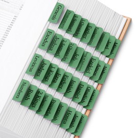 Mr. Pen- Bible Tabs, 75 Tabs, Forest Green, Laminated Bible Tabs for Women and Men, Bible Tabs for Study Bible, Bible Index Tabs, Bible Book Tabs, Bible Labels Tabs, Mr Pen Bible Tabs