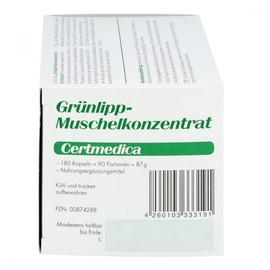 Green Lipped Mussel Concentrate Capsules Pack of 180