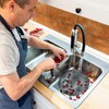 2 Pieces Sink Protection Mat, Sink Drain Mat, Round Sink