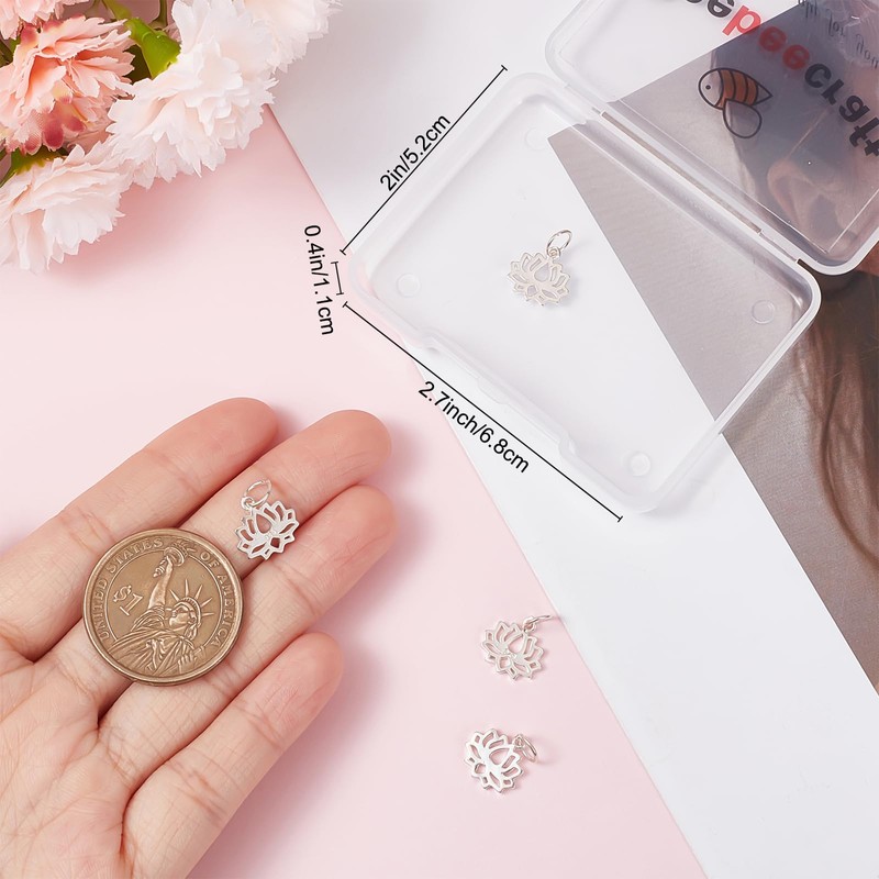 Beebeecraft 925 Sterling Silver Charms, Sterling Silver