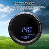 2'' 52mm Water Temperature Gauge, Car Digital Blue Led Water