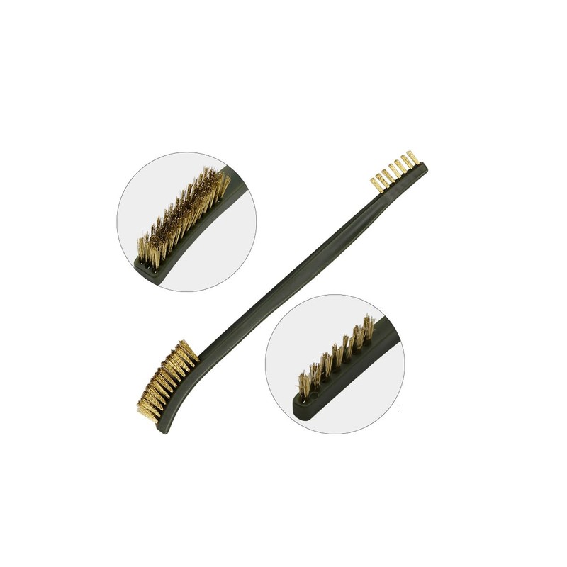 Helonge Brass Wire Brush, 5 Pcs Samll Brass Wire Brush,