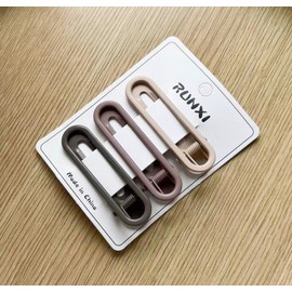 VOKLLIYU Hair Pins, Set of 3, Hair Clip, Girls, Hair Ornament, One-Piece Pin, Hair Accessory, Wedding, School Entrance Ceremony, Graduation, 3D Texture, Korean Style, Stylish, Women's, Birthday Gift