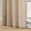 L.Z.E Curtains Living Room Beige, Curtains Opaque Beige with Eyelets,
