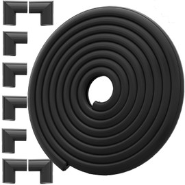 Baby Edge Corner Guards Protector Set Foam Cushion, Large 4.4M/14.5ft Edges Protector + 8 Corner Guards for Kids, Safety Furniture Bumper and Table Edge Corner Protectors, Pre-Taped for Direct Use