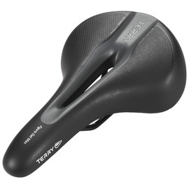 Ergon Terry Fisio Gel Men's Bike Saddle – Black, L